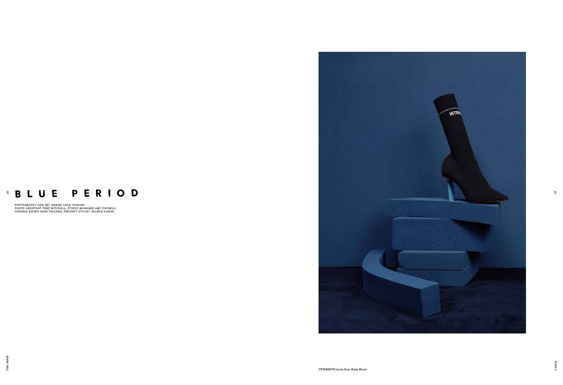 END PAPER MAGAZINE Blue Period